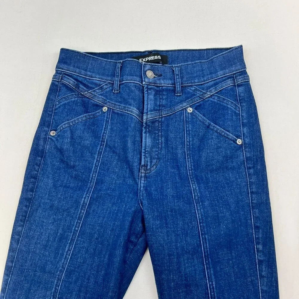Express Womens Ankle Jeggings High Rise Size 8R